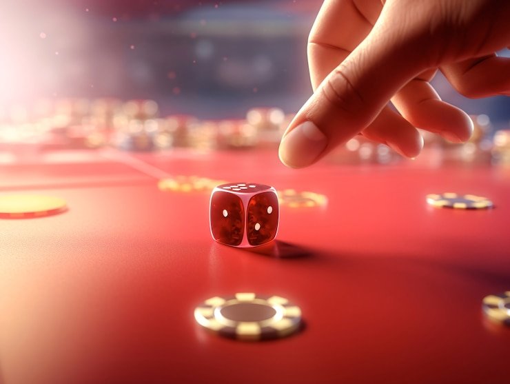 Layar permainan Live Sic Bo di aplikasi lumbung 138 menampilkan tiga dadu dan meja taruhan